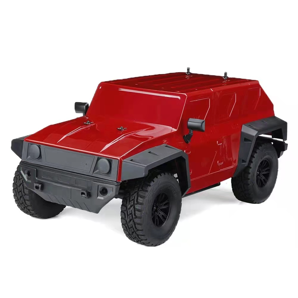 JLB Racing JLB4 1 8 Brushed Waterproof 4WD RTR Scale Rock Crawler w 2.4GHz Radio Red